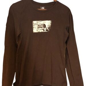 The North Face Brown Long Sleeved Women’s T-Shirt